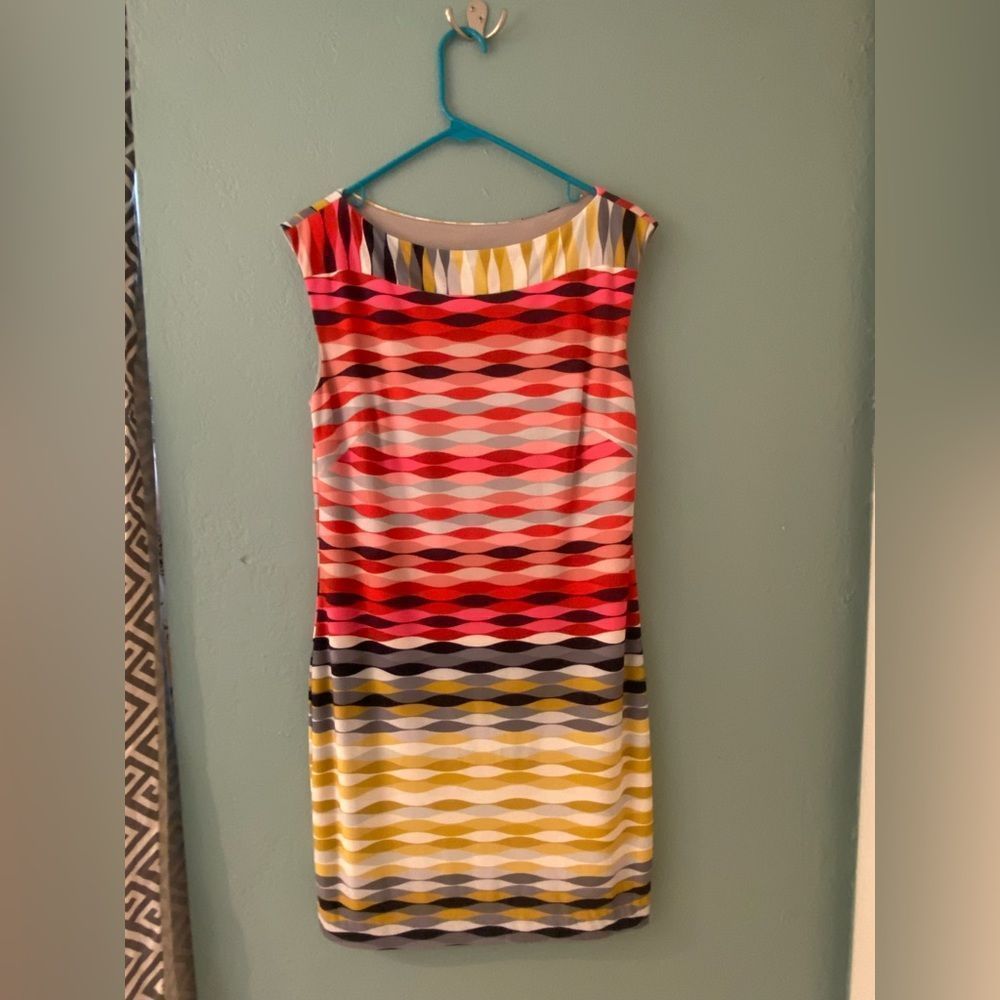 CL Trina Turk shift. Beautiful, bright colors and so comfortable.